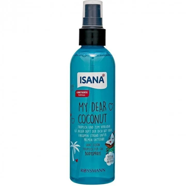 Isana My Dear Coconut perfume bottle