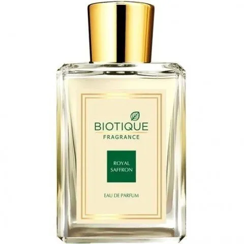 Biotique Royal Saffron perfume bottle
