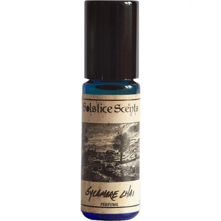 Solstice Scents Sycamore Chai perfume bottle