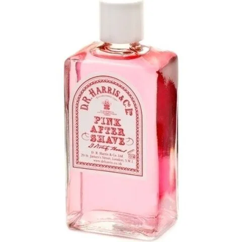 D. R. Harris Pink Aftershave perfume bottle