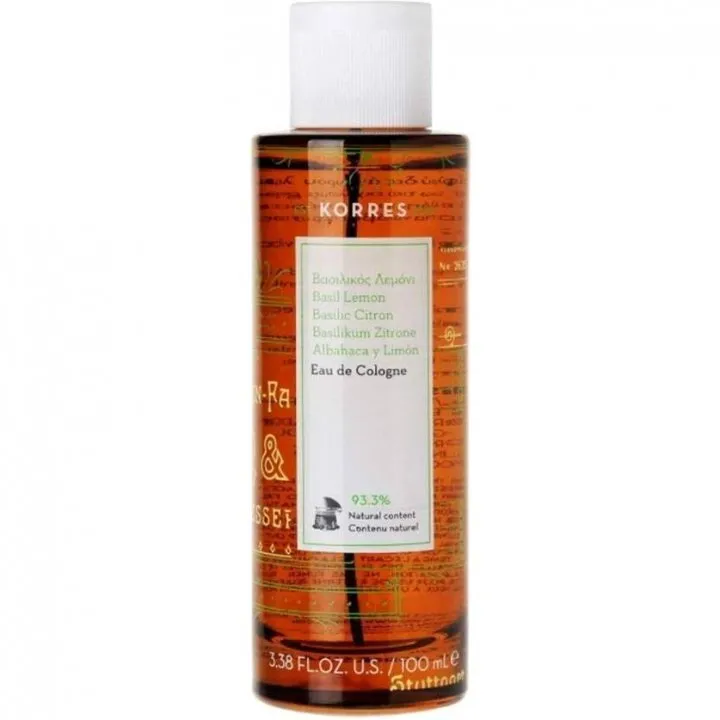 Korres Basil Lemon (Eau de Cologne) parfüm şişesi