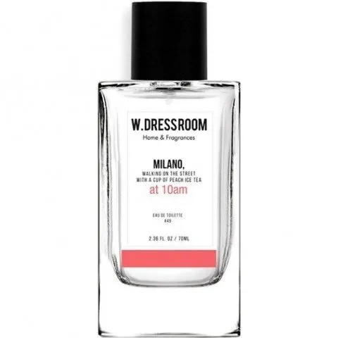 W.Dressroom #49 - Milano, Walking on the Street with a Cup of Peach Ice Tea at 10 am parfüm şişesi