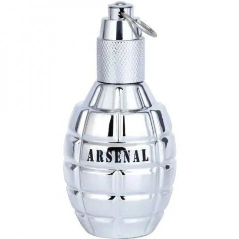 Gilles Cantuel Arsenal Platinum perfume bottle