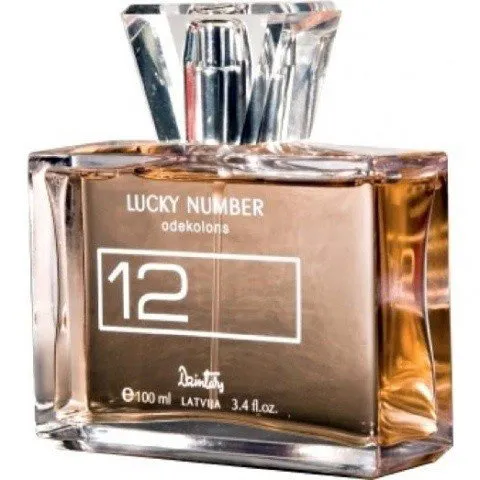 Dzintars Lucky Number 12 perfume bottle