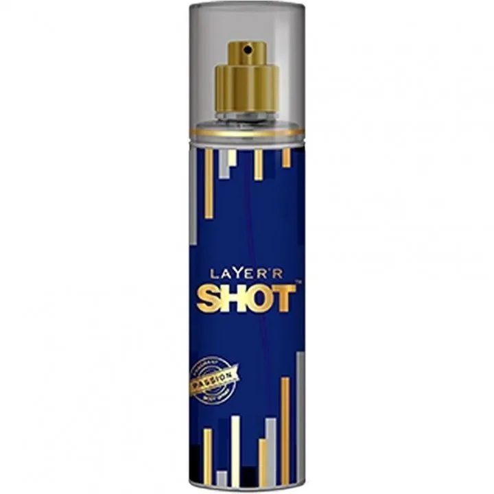 Layer'r Shot Gold - Passion parfüm şişesi