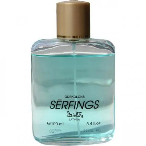Dzintars Sērfings perfume bottle