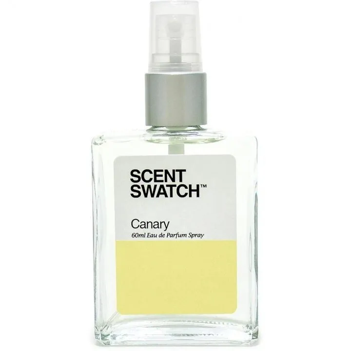 Scent Swatch Canary parfüm şişesi