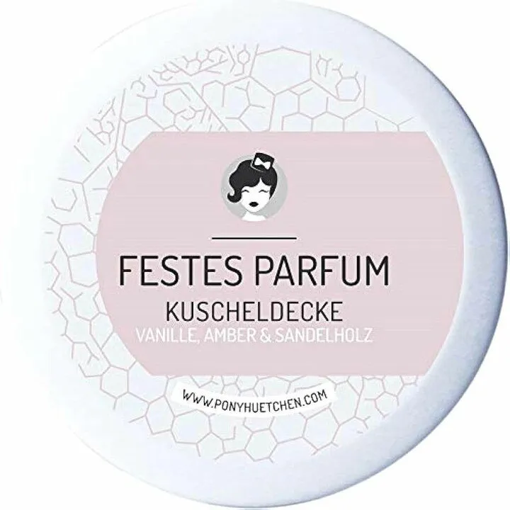 Pony Hütchen Kuscheldecke perfume bottle