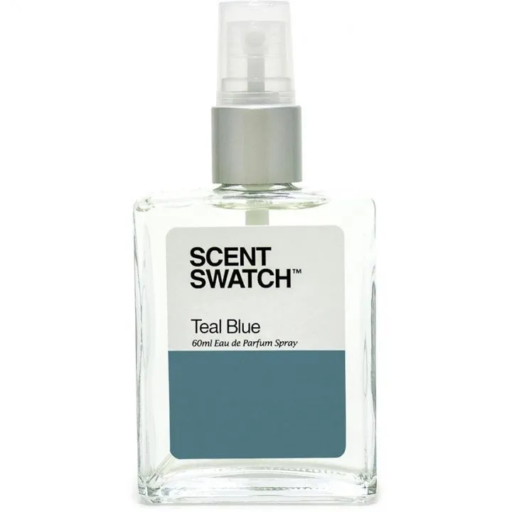 Scent Swatch Teal Blue perfume bottle