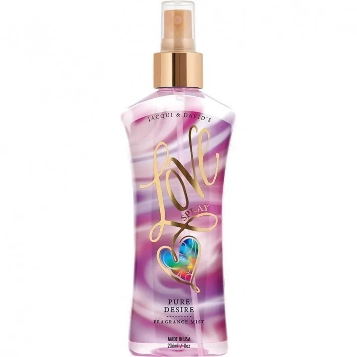Jacqui & David Love Spray - Pure Desire perfume bottle