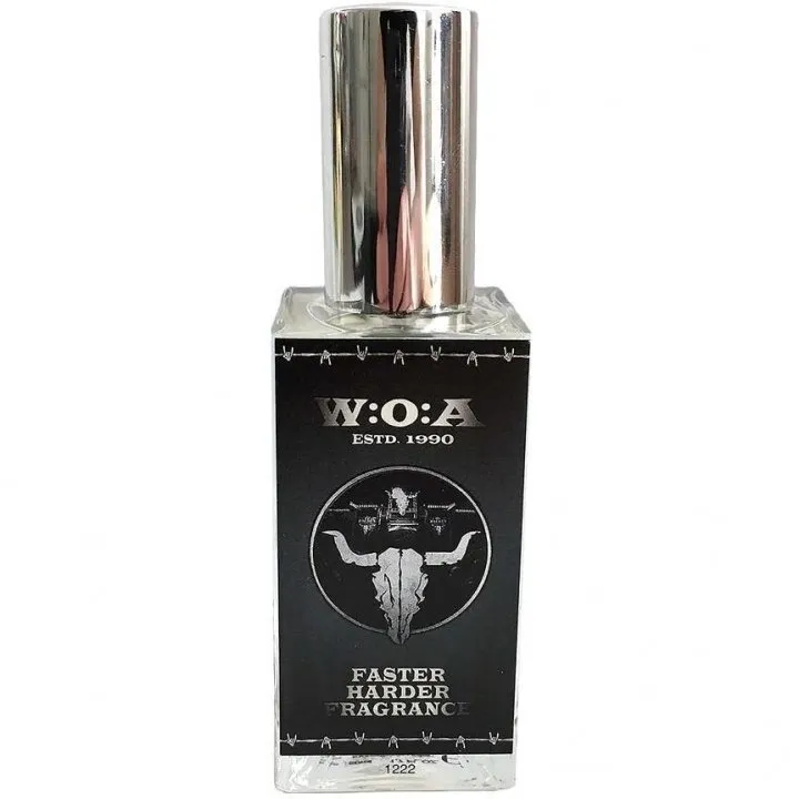 W:O:A Faster Harder Fragrance perfume bottle