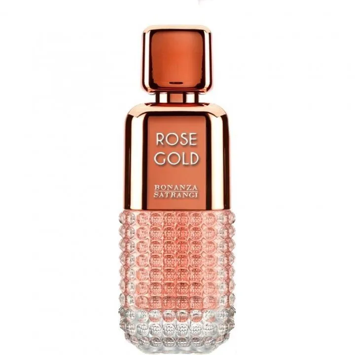 Bonanza Satrangi Rose Gold perfume bottle