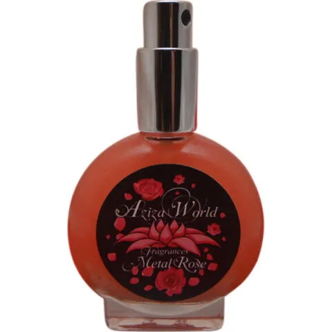 Aziza World Metal Rose parfüm şişesi