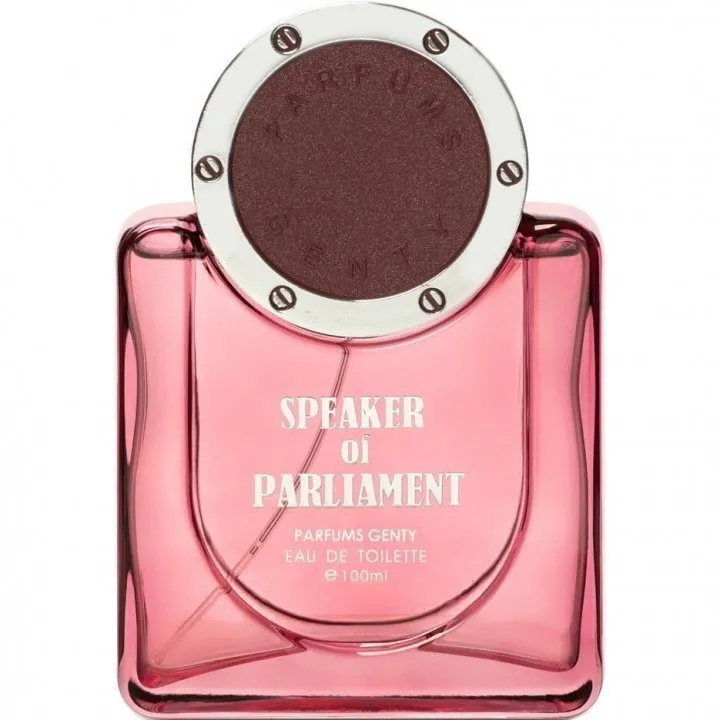Parfums Genty Speaker of Parliament perfume bottle