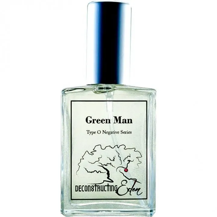 Deconstructing Eden Green Man perfume bottle