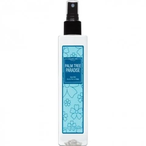 Square One Beauty Palm Tree Paradise perfume bottle