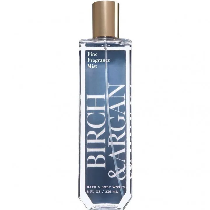 Bath & Body Works Birch & Argan perfume bottle