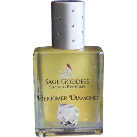 The Sage Goddess Herkimer Diamond perfume bottle