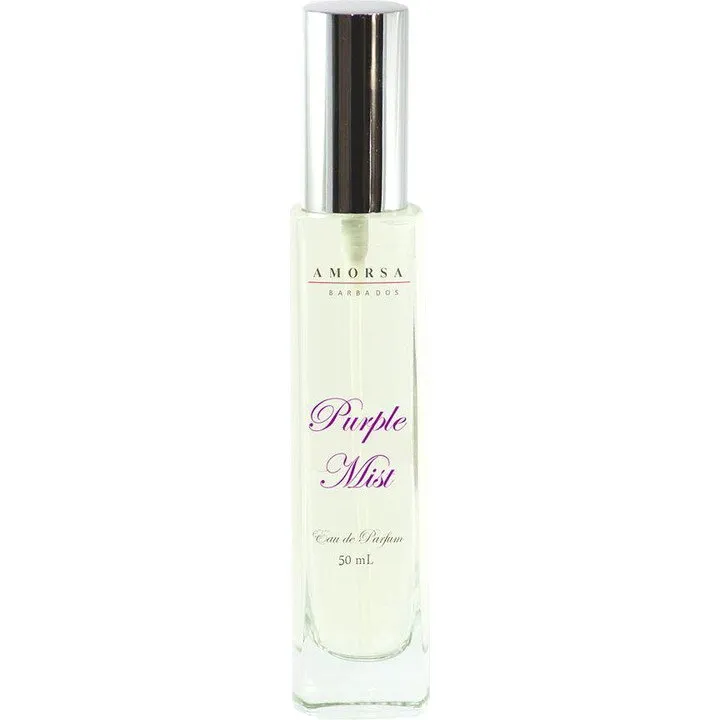 Amorsa Barbados Purple Mist perfume bottle