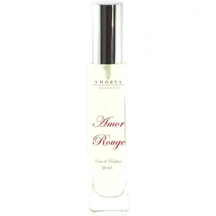 Amorsa Barbados Amor Rouge perfume bottle