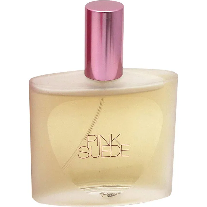 Avon Pink Suede perfume bottle