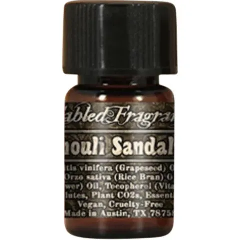 Fabled Fragrances Patchouli Sandalwood parfüm şişesi
