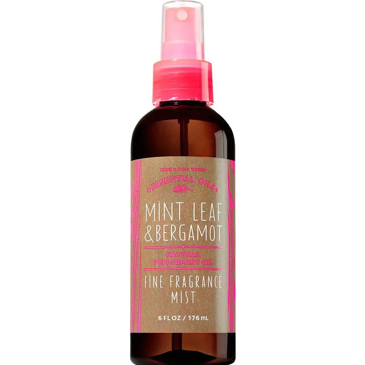 Bath & Body Works Mint Leaf & Bergamot parfüm şişesi