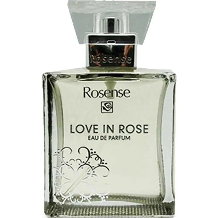 Rosense Love in Rose parfüm şişesi