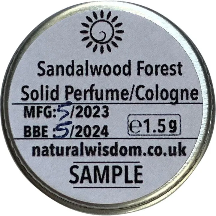 Natural Wisdom Sandalwood Forest parfüm şişesi