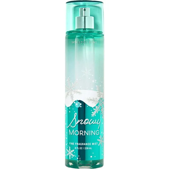 Bath & Body Works Snowy Morning perfume bottle