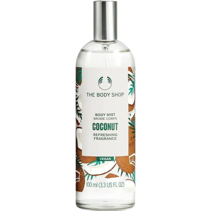 The Body Shop Coconut (Body Mist) parfüm şişesi