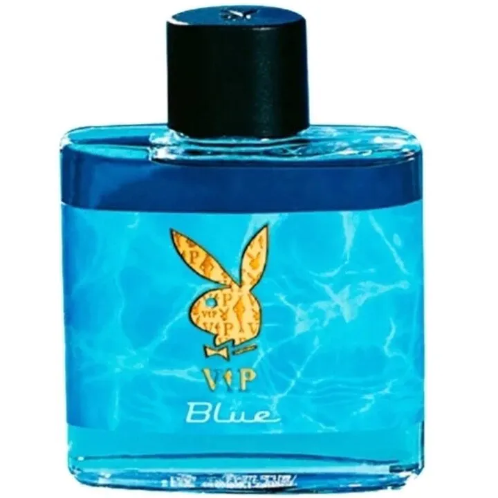 Avon Playboy VIP Blue perfume bottle