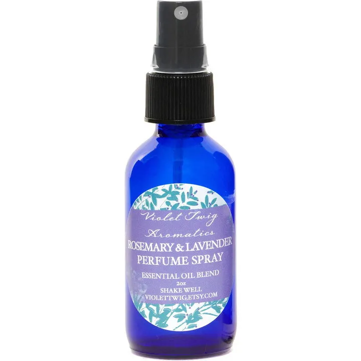 Violet Twig Aromatics Rosemary & Lavender perfume bottle